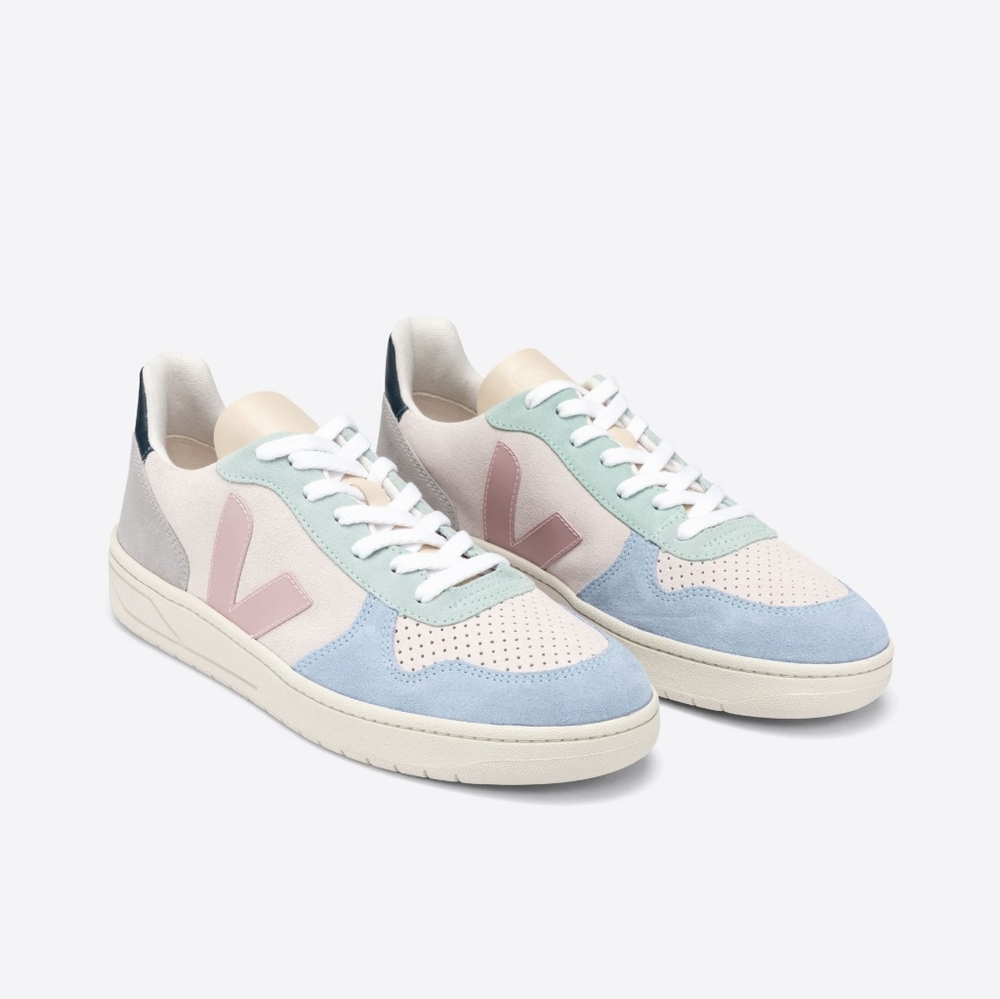 Veja V-10 Suede Sneakers - Picture 6 of 17